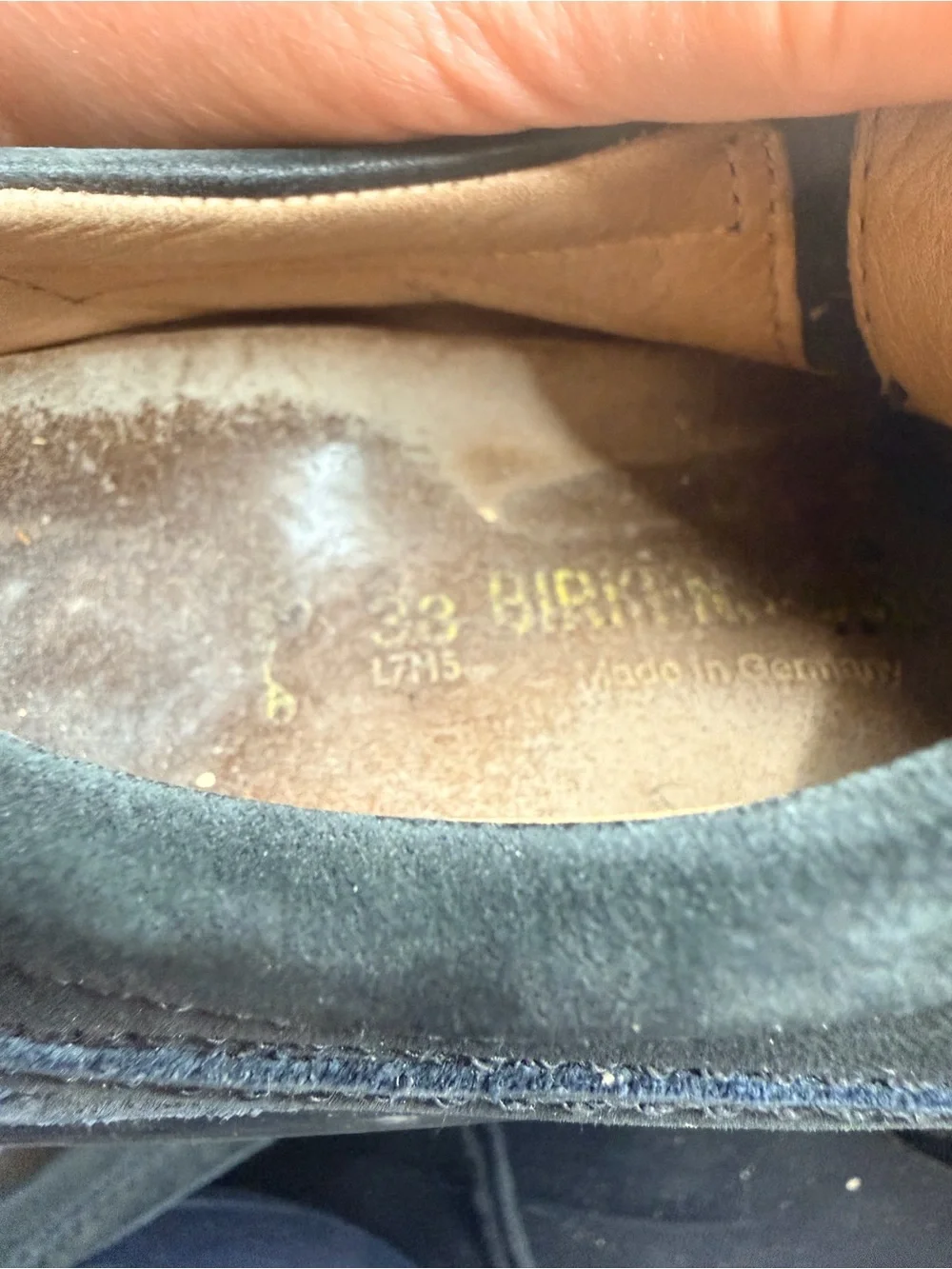 Birkenstock Memphis Suede Lace Up Loafers/ L7-M5